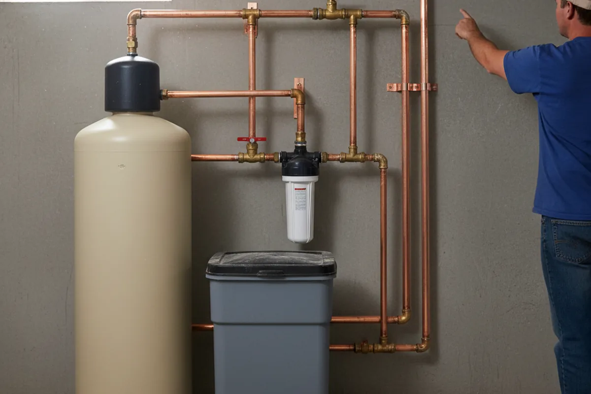 Whole-house water treatment system installed in Trinity